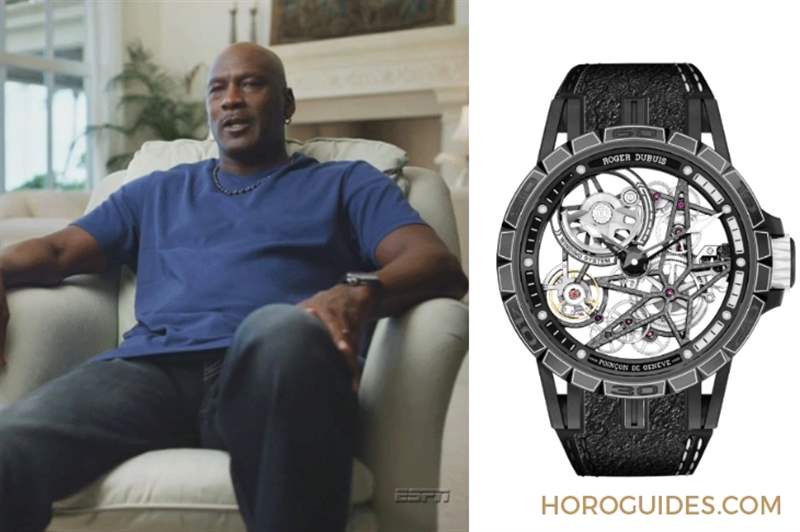 ROLEX - [名人表盒] 回憶人生的感人時(shí)刻，Michael Jordan戴了Roger Dubuis Excalibur Spider Pirelli