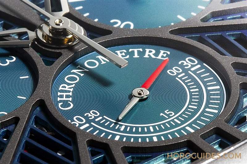 PARMIGIANI FLEURIER - 少見酒桶形計(jì)時(shí)機(jī)芯｜PARMIGIANI FLEURIER Kalpa鈦金屬計(jì)時(shí)碼表