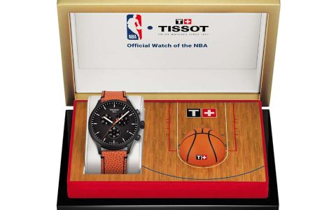 天梭計時XL NBA特別版，保持球的滾動