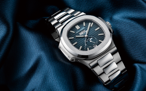 藍面金鷹矚目款｜PATEK PHILIPPE Nautilus 5726/1A-014年歷表