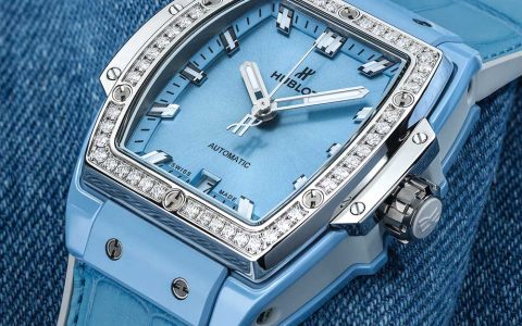 宇舶大爆炸精神 淺藍色和粉紅色陶瓷