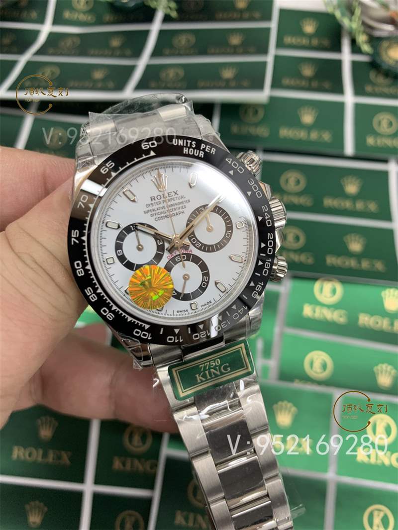 KING廠勞力士迪通拿7750機芯復刻做工怎么樣,厚度對版-復刻表