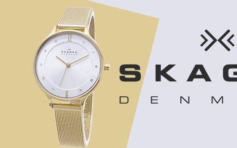 斯卡恩安妮塔金色調(diào)網(wǎng)狀手鏈結(jié)晶 SKW2150 婦女觀察