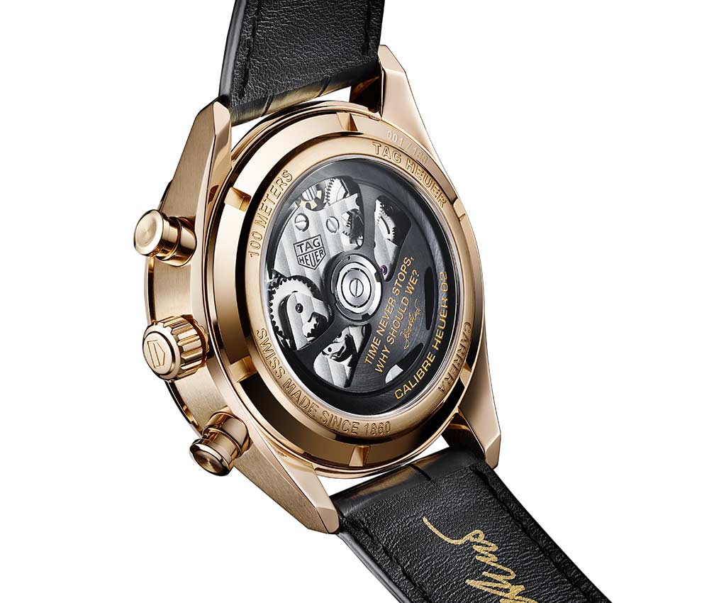 泰格豪雅卡雷拉計時碼表黃金杰克豪雅生日