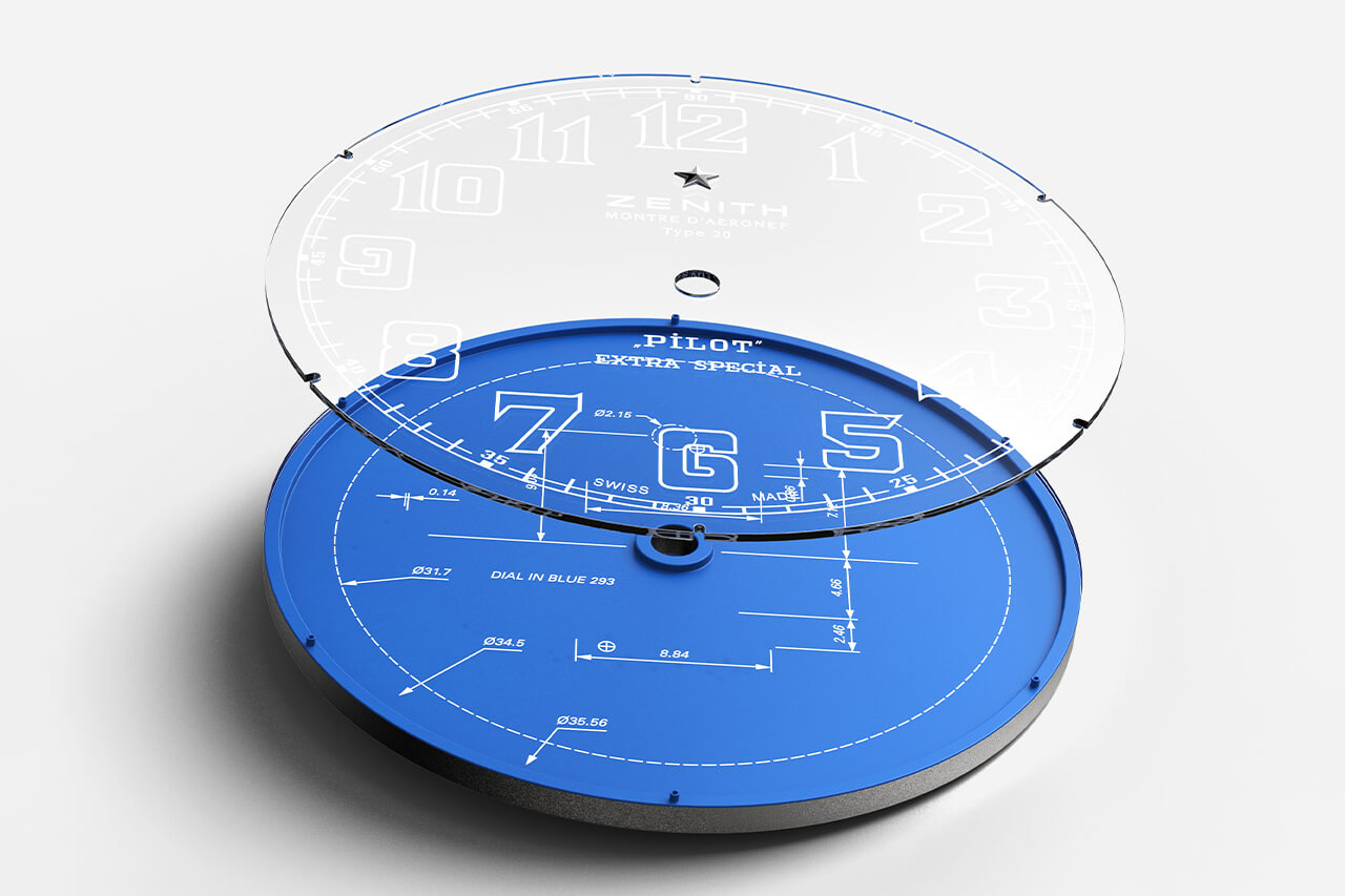 真力時飛行員 20 型飛行員藍圖 2