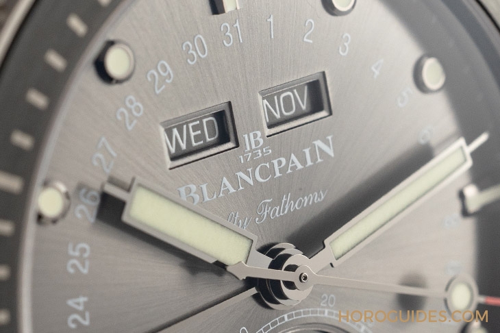 BLANCPAIN - 允文允武的進(jìn)階潛水表：Blancpain五十噚深潛器全日歷月相腕表