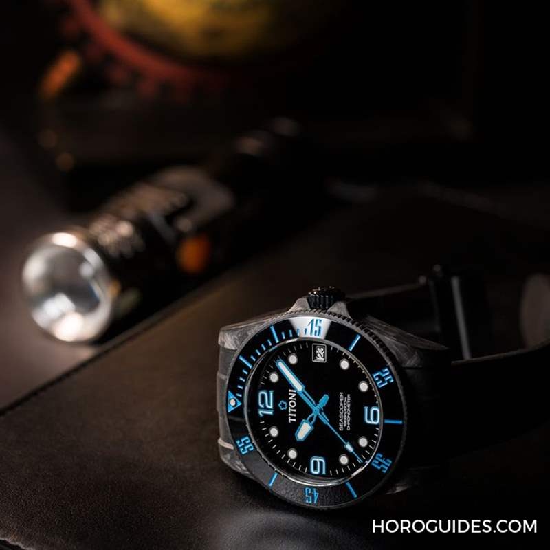 TITONI - 夏末黑魂大魔王來襲TITONI Seascoper CarbonTech 彩虹圈大升級(jí)