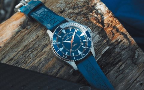 以無碳高速艇為靈感，Hamilton卡其海軍系列Scuba腕表特別版?