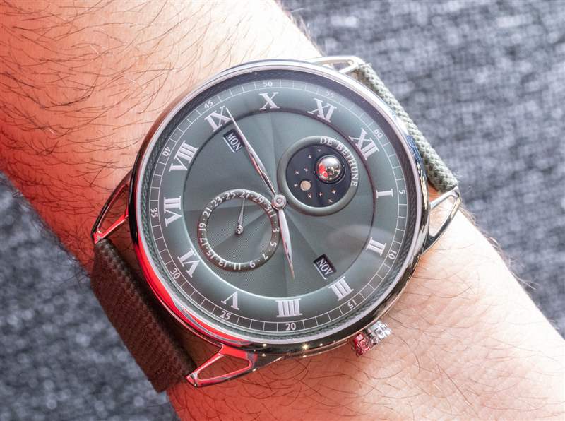 動手操作：De Bethune DB25 萬年歷綠色手表