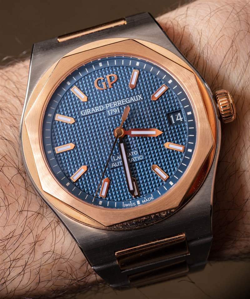 芝柏 Laureato 42 MM 鈦金和玫瑰金腕表評論
