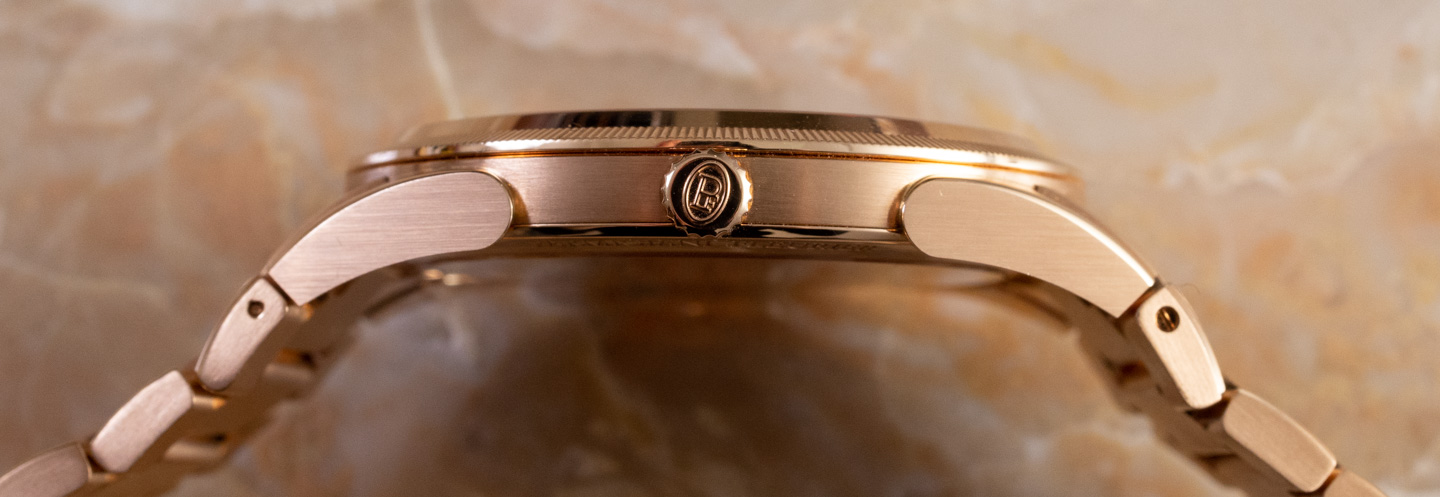 動手操作：帕瑪強(qiáng)尼 Tonda PF 微型轉(zhuǎn)子金色手表