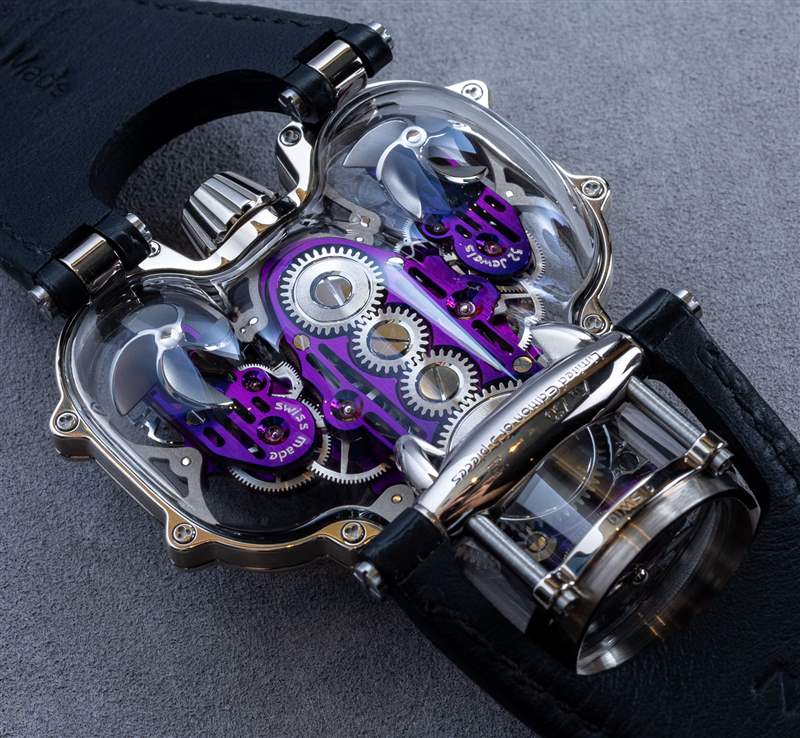 動(dòng)手操作：MB&F Horological Machine 9 Sapphire Vision HM9-SV 手表