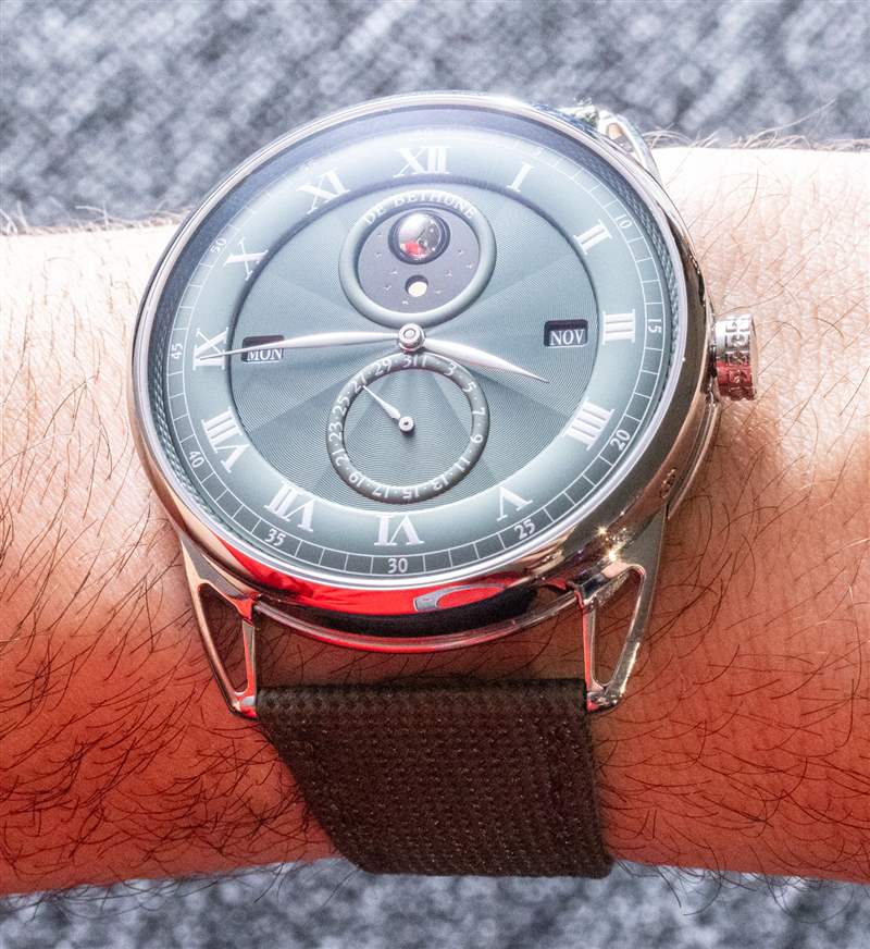 動手操作：De Bethune DB25 萬年歷綠色手表