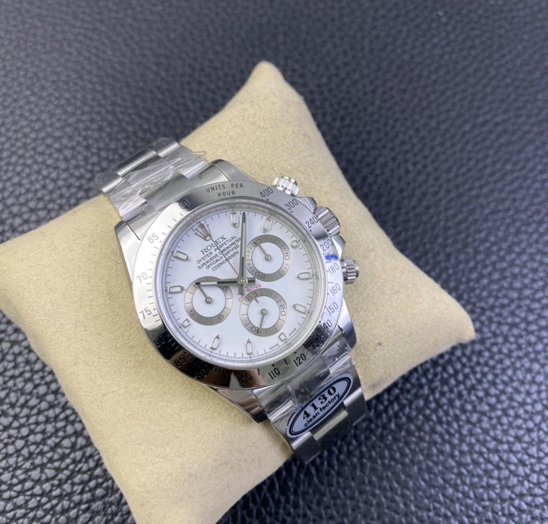 C廠4130白鋼迪-C廠clean廠勞力士白鋼迪116520復刻表評測