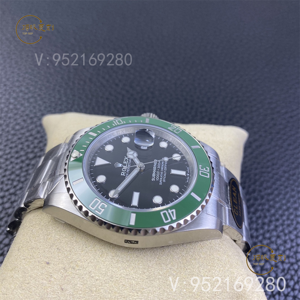 C廠41mm綠水鬼怎么樣-C廠clean廠勞力士綠水鬼126610復刻表3235機芯做工評測
