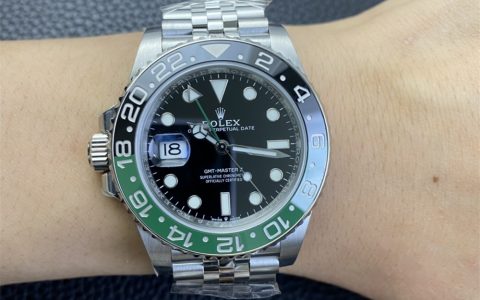 C廠clean廠勞力士格林尼治雪碧圈M126720VTNR左撇子復刻表做工評測