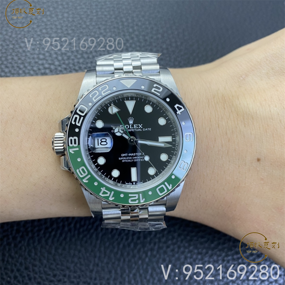 C廠clean廠勞力士格林尼治雪碧圈M126720VTNR左撇子復刻表做工評測