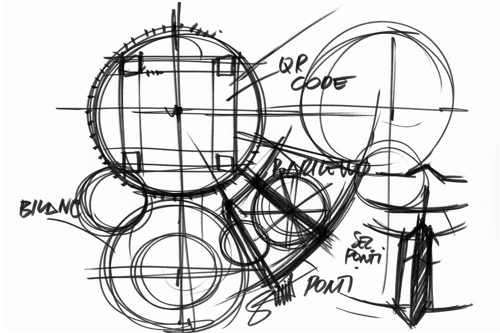寶格麗 Octo Finissimo Ultra 的早期設(shè)計草圖