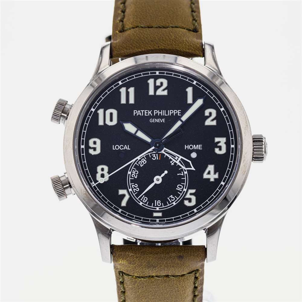 百達(dá)翡麗 Calatrava Pilot Travel Time 5524G 的士兵形象