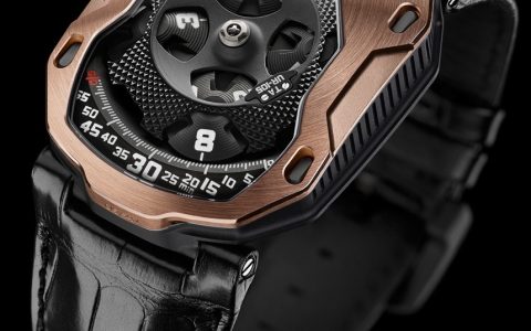 Urwerk UR-105 TA“渦輪自動”手表，色彩艷麗