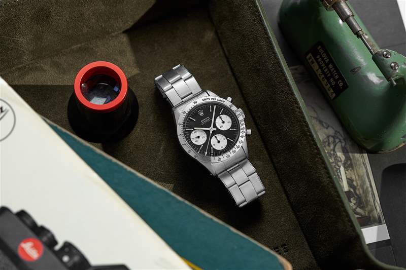 復(fù)古手表1966年勞力士Cosmograph“Big”Daytona、1967年歐米茄星座18k白金和1969年Grand Seiko Day Date