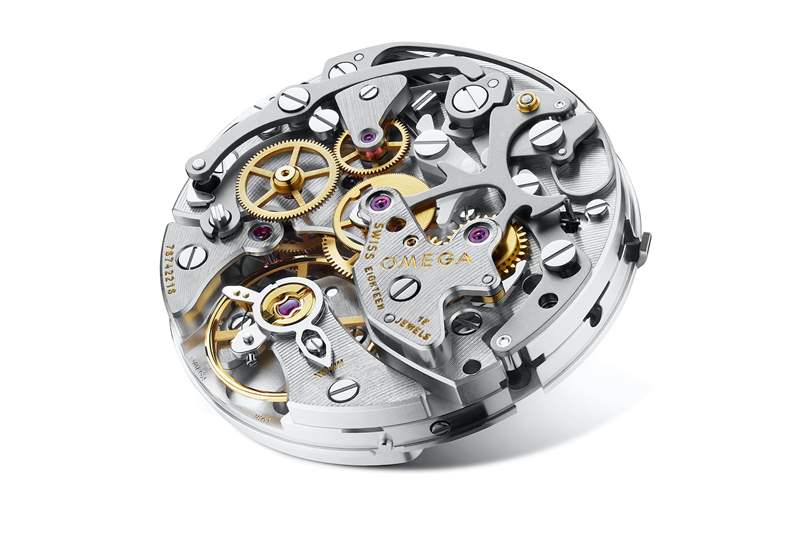 歐米茄 1861 機芯，使用杠桿式擒縱機構