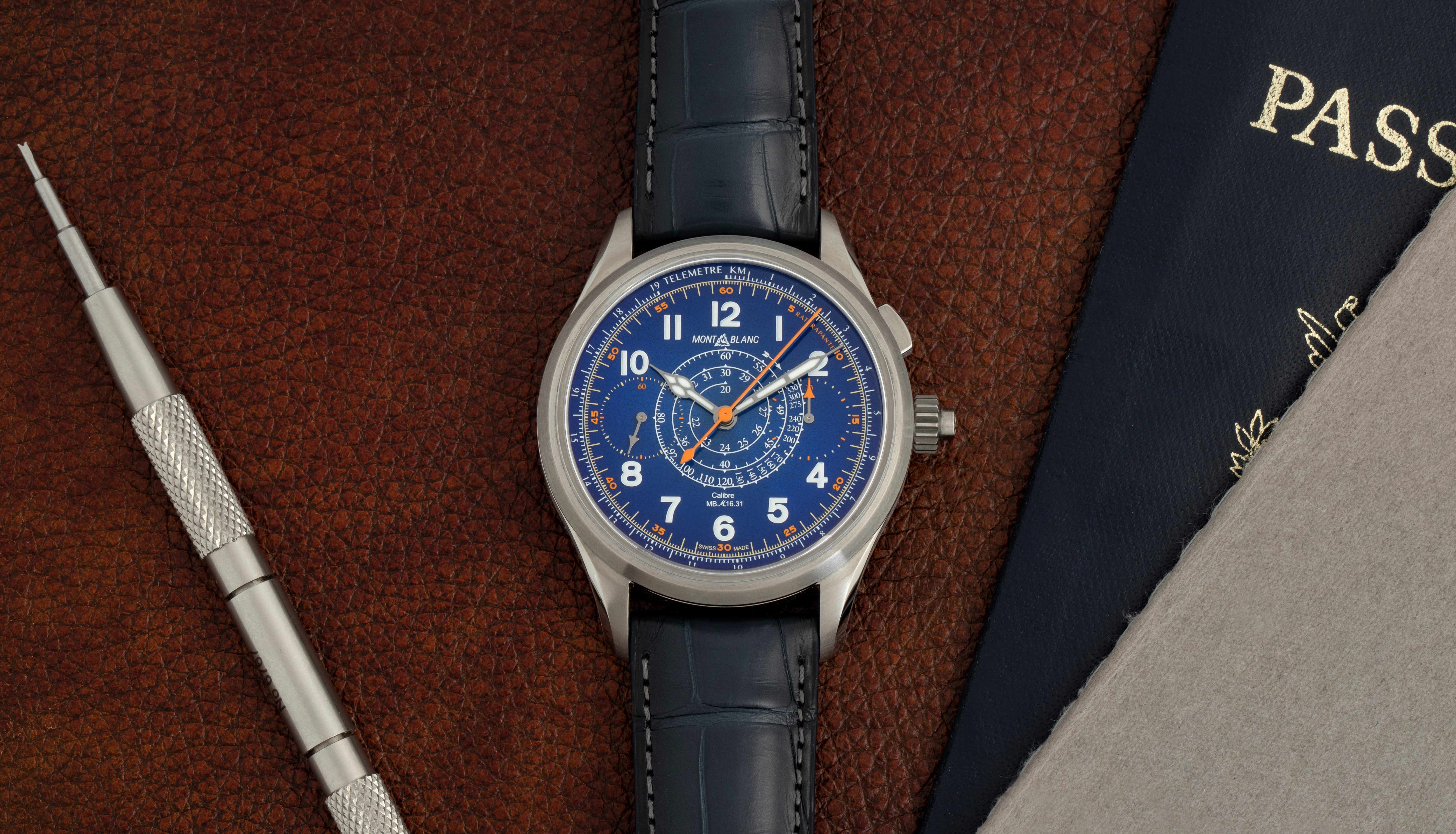 萬寶龍1858雙秒追針腕表限量版