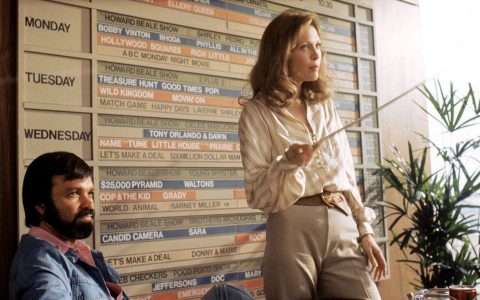 看電影費(fèi)·唐納薇(Faye Dunaway)在“網(wǎng)絡(luò)”中佩戴勞力士日志型