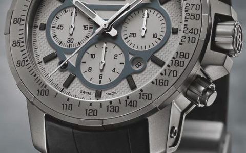 蕾蒙威（Raymond Weil）Nabucco鈦金屬46毫米多功能計時腕表