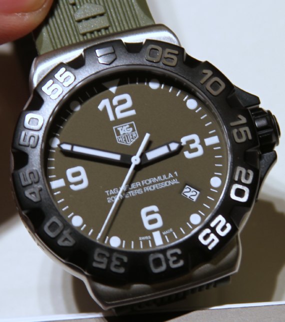 泰格豪雅綠盤(pán)方程式手表Formula 1