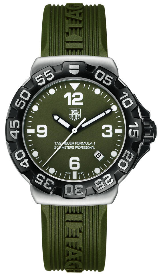 泰格豪雅綠盤(pán)方程式手表Formula 1