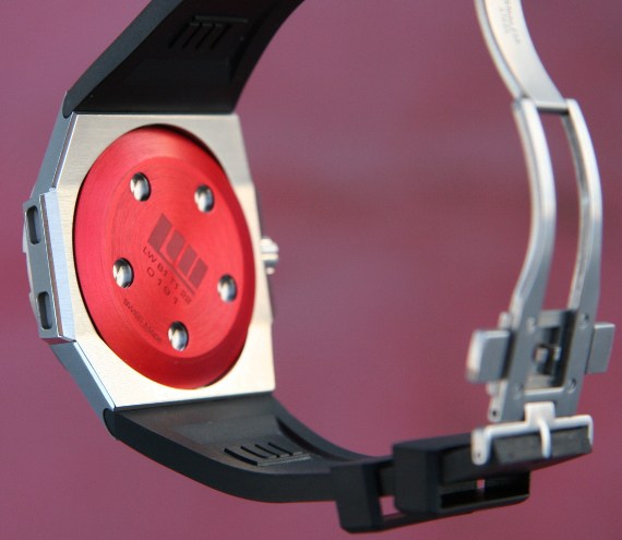 林德·韋德林雙計時器雙倍表手表后部