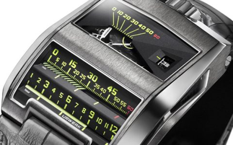 Urwerk UR-CC1 眼鏡王蛇線性時間手表