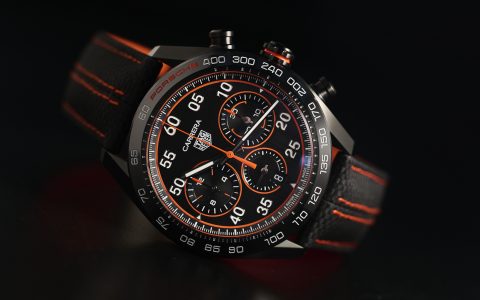 泰格豪雅推出全新Carrera Chronograph x Porsche Orange Racing腕表，色彩繽紛