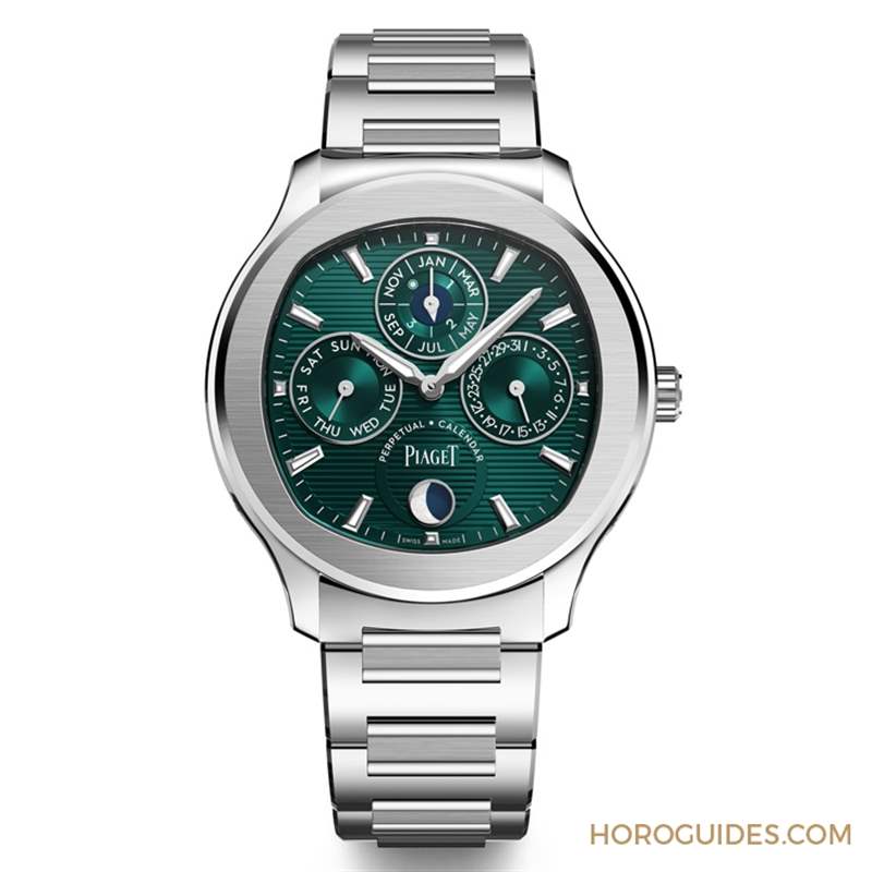 PIAGET - 閃耀盛世風(fēng)華的綠面｜Piaget Polo系列礦石綠超薄萬(wàn)年歷自動(dòng)腕表