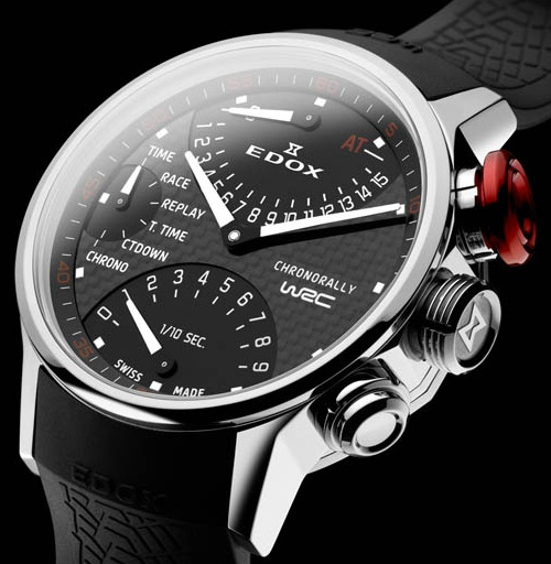 Edox WRC Xtreme Pilot & Chronorally左撇子多功能計(jì)時(shí)腕表