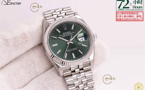 VS廠勞力士36mm日志薄荷綠盤新品評測,做工怎么樣