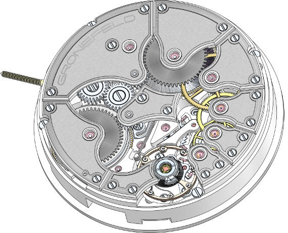 格羅內(nèi)菲爾德一赫茲1912手表