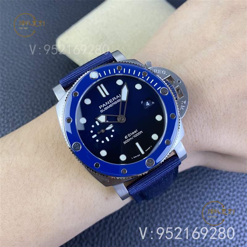 SBF廠新品沛納海pam1289藍(lán)色陶瓷圈口做工評測-VS廠沛納海1289