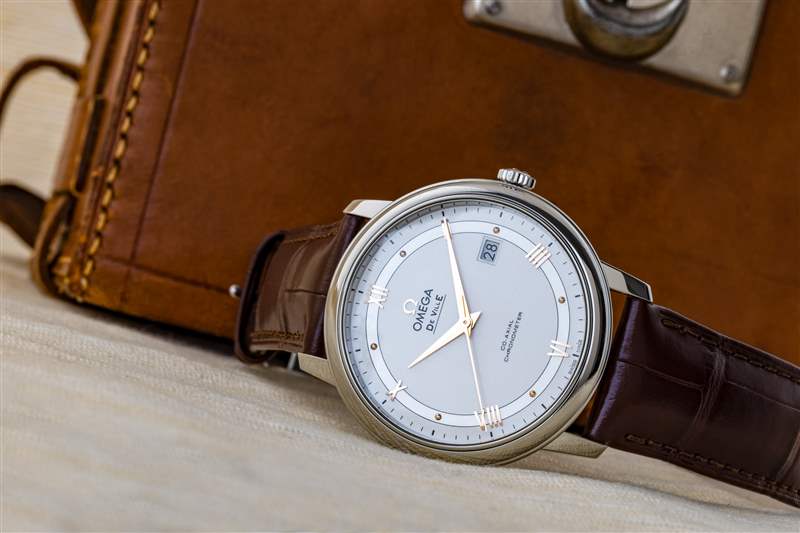 Omega De Ville Prestige 表盤視圖，39.7 毫米