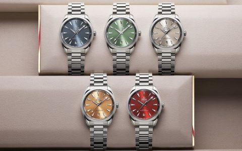 歐米茄海馬Aqua Terra「春系繽紛色彩」多色面盤齊發展現新魅力