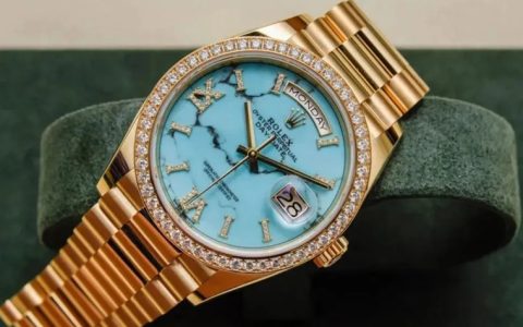 「少見黃金綠松石面盤」勞力士Day-Date與AP皇家橡樹比較