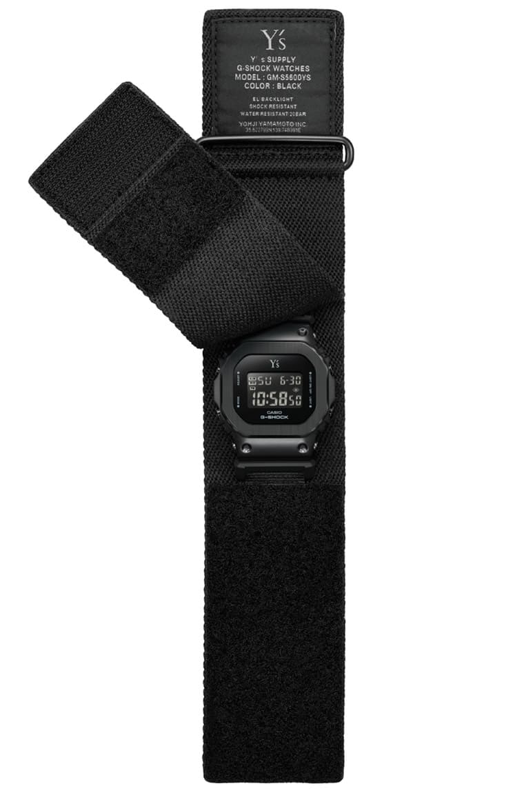 G-SHOCK與山本耀司主理品牌Y's合作打造時尚聯(lián)名表GM-S5600
