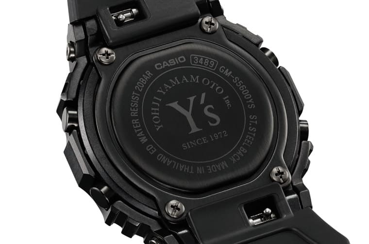 G-SHOCK與山本耀司主理品牌Y's合作打造時尚聯(lián)名表GM-S5600