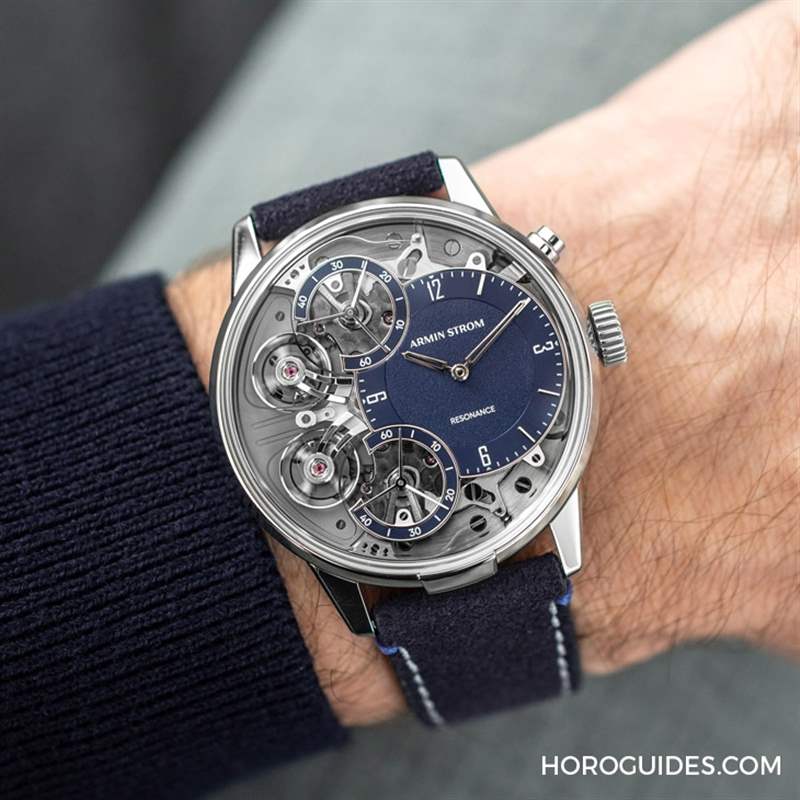 ARMIN STROM - 湛藍入作，Armin Strom鏡像共振腕表新色亮相