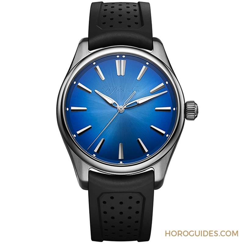 H. MOSER & CIE - 超醒目北極藍面盤加持！ 亨利慕時開拓者系列表徑40毫米新規格現身