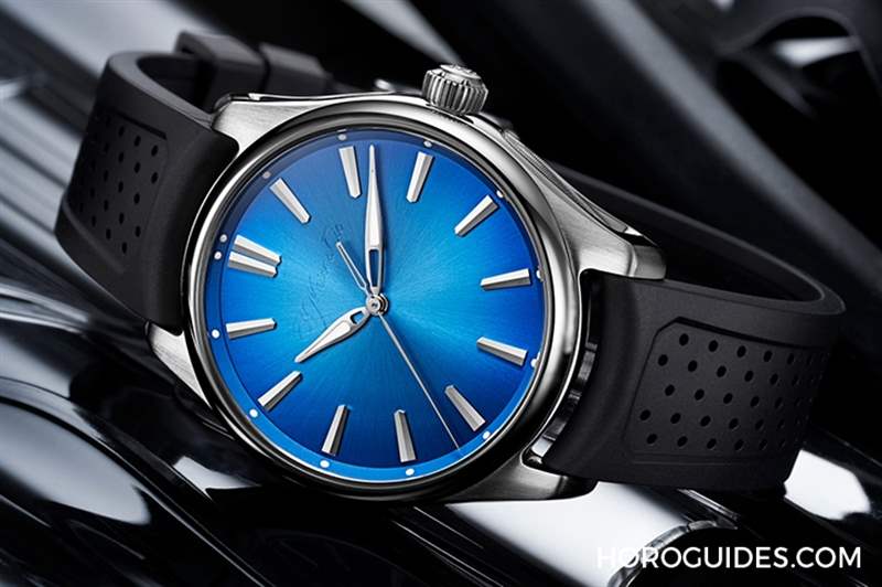 H. MOSER & CIE - 超醒目北極藍面盤加持！ 亨利慕時開拓者系列表徑40毫米新規格現身