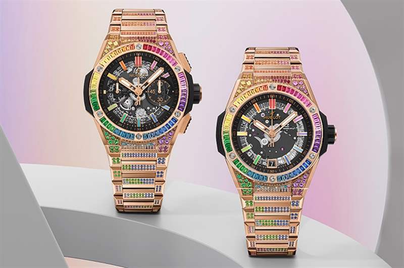 HUBLOT - 一種顏色不夠？ HUBLOT給大咖藏家們爆炸性視覺的彩虹豪表