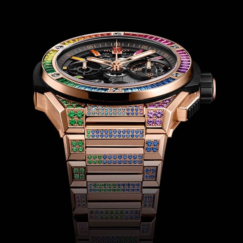 HUBLOT - 一種顏色不夠？ HUBLOT給大咖藏家們爆炸性視覺的彩虹豪表