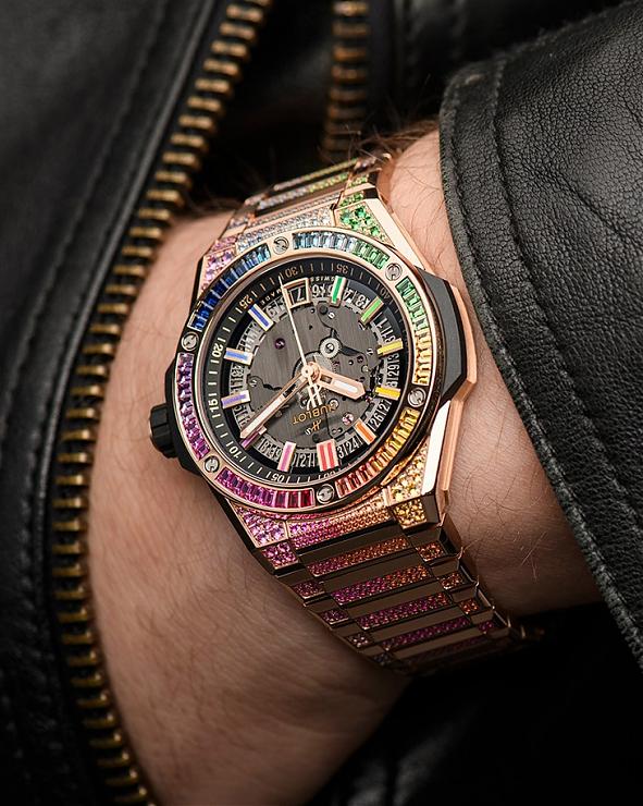 HUBLOT - 一種顏色不夠？ HUBLOT給大咖藏家們爆炸性視覺的彩虹豪表